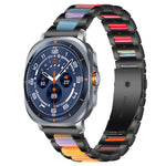 Dây Đồng Hồ Kim Loại Nhựa Resin Ba Hạt xDfind, Dùng Cho Samsung Galaxy Watch Ultra/Ultra 2025, Samsung Galaxy Watch8 / 8 Classic, Samsung Galaxy Watch 7 / 6 / 5 / FE