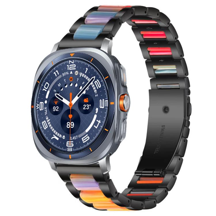 Dây Đồng Hồ Kim Loại Nhựa Resin Ba Hạt xDfind, Dùng Cho Samsung Galaxy Watch Ultra/Ultra 2025, Samsung Galaxy Watch8 / 8 Classic, Samsung Galaxy Watch 7 / 6 / 5 / FE