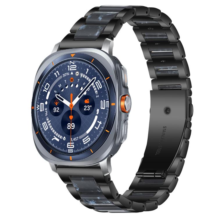Dây Đồng Hồ Kim Loại Nhựa Resin Ba Hạt xDfind, Dùng Cho Samsung Galaxy Watch Ultra/Ultra 2025, Samsung Galaxy Watch8 / 8 Classic, Samsung Galaxy Watch 7 / 6 / 5 / FE