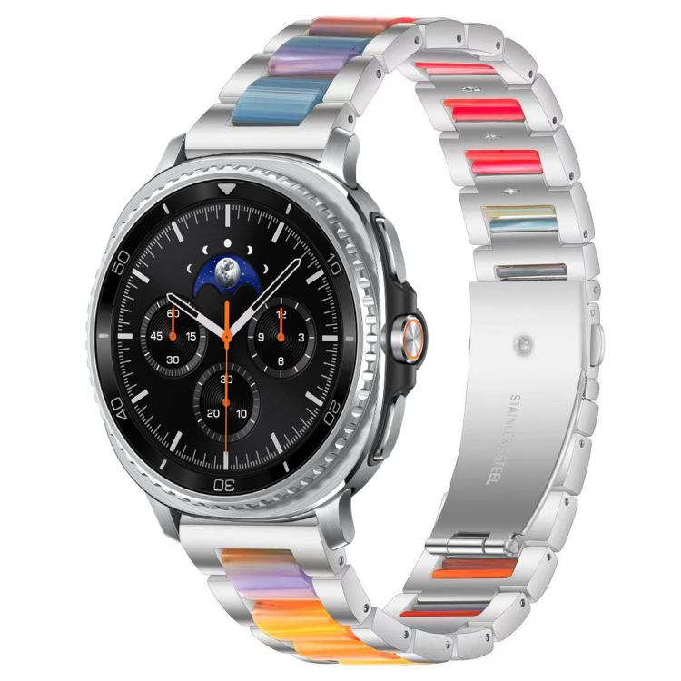 Dây Đồng Hồ Kim Loại Nhựa Resin Ba Hạt xDfind, Dùng Cho Samsung Galaxy Watch Ultra/Ultra 2025, Samsung Galaxy Watch8 / 8 Classic, Samsung Galaxy Watch 7 / 6 / 5 / FE