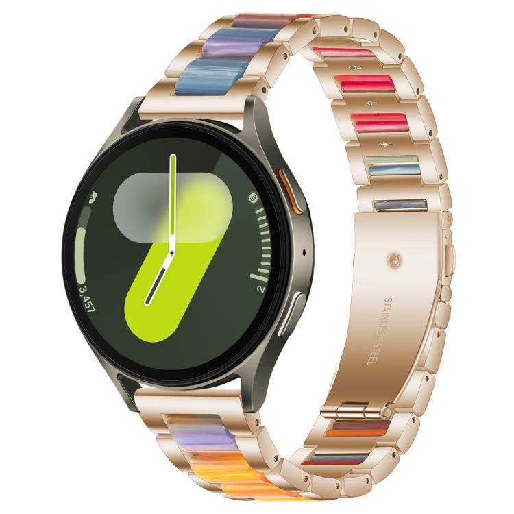 Dây Đồng Hồ Kim Loại Nhựa Resin Ba Hạt xDfind, Dùng Cho Samsung Galaxy Watch Ultra/Ultra 2025, Samsung Galaxy Watch8 / 8 Classic, Samsung Galaxy Watch 7 / 6 / 5 / FE
