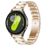 Dây Đồng Hồ Kim Loại Nhựa Resin Ba Hạt xDfind, Dùng Cho Samsung Galaxy Watch Ultra/Ultra 2025, Samsung Galaxy Watch8 / 8 Classic, Samsung Galaxy Watch 7 / 6 / 5 / FE