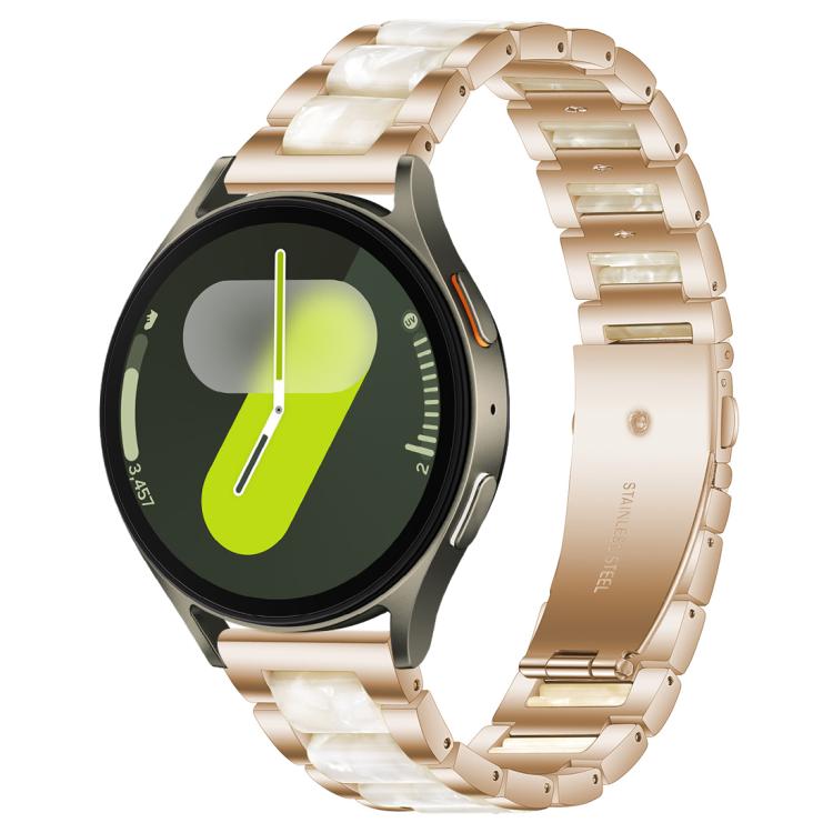 Dây Đồng Hồ Kim Loại Nhựa Resin Ba Hạt xDfind, Dùng Cho Samsung Galaxy Watch Ultra/Ultra 2025, Samsung Galaxy Watch8 / 8 Classic, Samsung Galaxy Watch 7 / 6 / 5 / FE