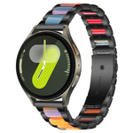 Dây Đồng Hồ Kim Loại Nhựa Resin Ba Hạt xDfind, Dùng Cho Samsung Galaxy Watch Ultra/Ultra 2025, Samsung Galaxy Watch8 / 8 Classic, Samsung Galaxy Watch 7 / 6 / 5 / FE