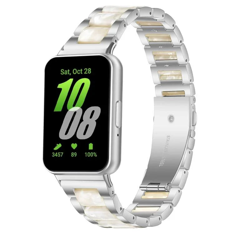 xDfind Three Beads Metal Resin Watch Band, For Samsung Galaxy Fit3 SM-R390