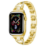 Dây đồng hồ kim loại kim cương hàng đơn hình chữ X xDfind, Dành cho Apple Watch 42 / 44 / 45 / 46 / 49mm, Dành cho Apple Watch 38 / 40 / 41 / S10 42mm