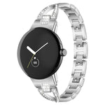 Dây đồng hồ kim loại hình kim cương hàng đơn hình chữ X xDfind, dành cho Google Pixel Watch 4 / 3 / 2 / 1 41mm