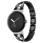 Dây đồng hồ kim loại hình kim cương hàng đơn hình chữ X xDfind, dành cho Google Pixel Watch 4 / 3 / 2 / 1 41mm