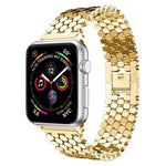 Dây đồng hồ kim loại họa tiết vảy cá xDfind, Dành cho Apple Watch 42 / 44 / 45 / 46 / 49mm, Dành cho Apple Watch 38 / 40 / 41 / S11 42mm