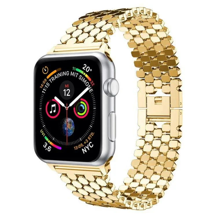 Dây đồng hồ kim loại họa tiết vảy cá xDfind, Dành cho Apple Watch 42 / 44 / 45 / 46 / 49mm, Dành cho Apple Watch 38 / 40 / 41 / S11 42mm