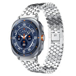 Dây đồng hồ kim loại họa tiết vảy cá xDfind, Dành cho Samsung Galaxy Watch Ultra/Ultra 2025, Dành cho Samsung Galaxy Watch8 / 8 Classic, Dành cho Samsung Galaxy Watch7 / FE / 6 / 5 / 4, Dành cho Samsung Galaxy Fit3