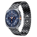 Dây đồng hồ kim loại họa tiết vảy cá xDfind, Dành cho Samsung Galaxy Watch Ultra/Ultra 2025, Dành cho Samsung Galaxy Watch8 / 8 Classic, Dành cho Samsung Galaxy Watch7 / FE / 6 / 5 / 4, Dành cho Samsung Galaxy Fit3