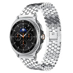 Dây đồng hồ kim loại họa tiết vảy cá xDfind, Dành cho Samsung Galaxy Watch Ultra/Ultra 2025, Dành cho Samsung Galaxy Watch8 / 8 Classic, Dành cho Samsung Galaxy Watch7 / FE / 6 / 5 / 4, Dành cho Samsung Galaxy Fit3