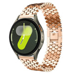 Dây đồng hồ kim loại họa tiết vảy cá xDfind, Dành cho Samsung Galaxy Watch Ultra/Ultra 2025, Dành cho Samsung Galaxy Watch8 / 8 Classic, Dành cho Samsung Galaxy Watch7 / FE / 6 / 5 / 4, Dành cho Samsung Galaxy Fit3