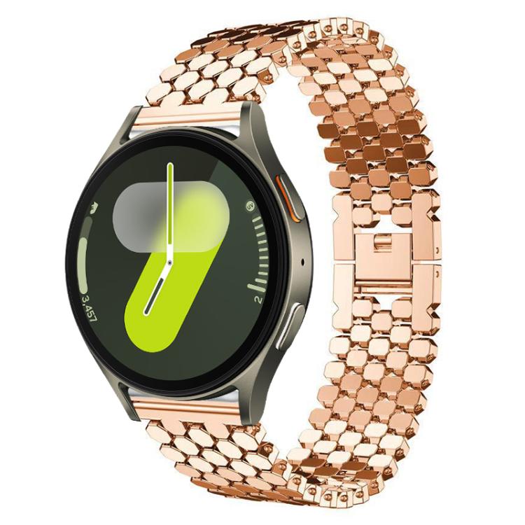Dây đồng hồ kim loại họa tiết vảy cá xDfind, Dành cho Samsung Galaxy Watch Ultra/Ultra 2025, Dành cho Samsung Galaxy Watch8 / 8 Classic, Dành cho Samsung Galaxy Watch7 / FE / 6 / 5 / 4, Dành cho Samsung Galaxy Fit3