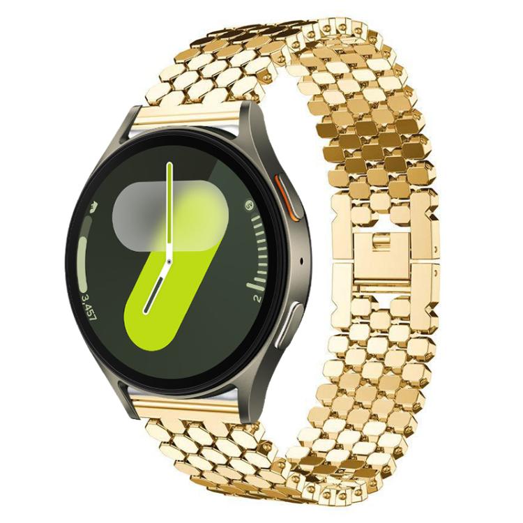 Dây đồng hồ kim loại họa tiết vảy cá xDfind, Dành cho Samsung Galaxy Watch Ultra/Ultra 2025, Dành cho Samsung Galaxy Watch8 / 8 Classic, Dành cho Samsung Galaxy Watch7 / FE / 6 / 5 / 4, Dành cho Samsung Galaxy Fit3