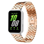 Dây đồng hồ kim loại họa tiết vảy cá xDfind, Dành cho Samsung Galaxy Watch Ultra/Ultra 2025, Dành cho Samsung Galaxy Watch8 / 8 Classic, Dành cho Samsung Galaxy Watch7 / FE / 6 / 5 / 4, Dành cho Samsung Galaxy Fit3