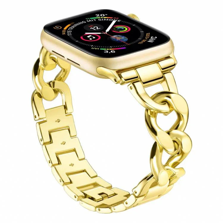 Dây đồng hồ kim loại xích denim xDfind, Dành cho Apple Watch 42 / 44 / 45 / 46 / 49mm