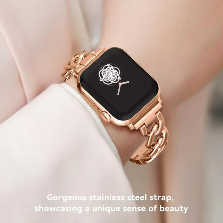 Dây đồng hồ kim loại xích denim xDfind, Dành cho Apple Watch 42 / 44 / 45 / 46 / 49mm