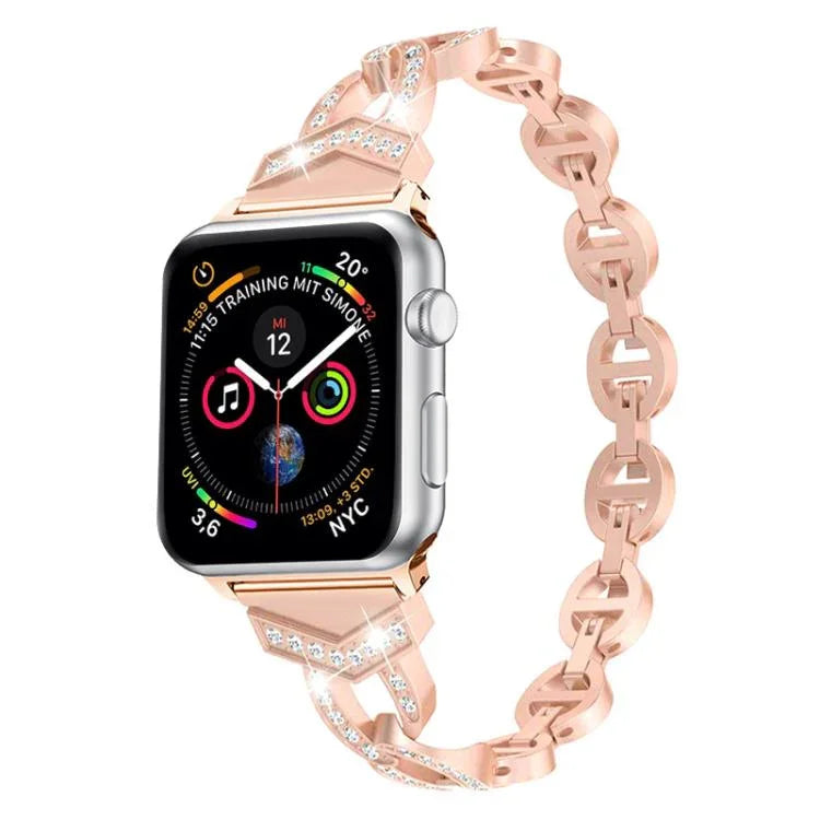 Dây đồng hồ thép không gỉ kim cương xDfind, Dành cho Apple Watch 42 / 44 / 45 / 46 / 49mm, Dành cho Apple Watch 38 / 40 / 41 / S10 42mm