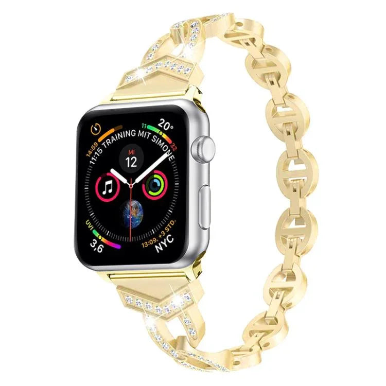Dây đồng hồ thép không gỉ kim cương xDfind, Dành cho Apple Watch 42 / 44 / 45 / 46 / 49mm, Dành cho Apple Watch 38 / 40 / 41 / S10 42mm