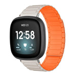 xDfind I-shaped Magnetic Silicone Watch Band, For Fitbit Versa 4 / 3 / Sense 2 / Sense