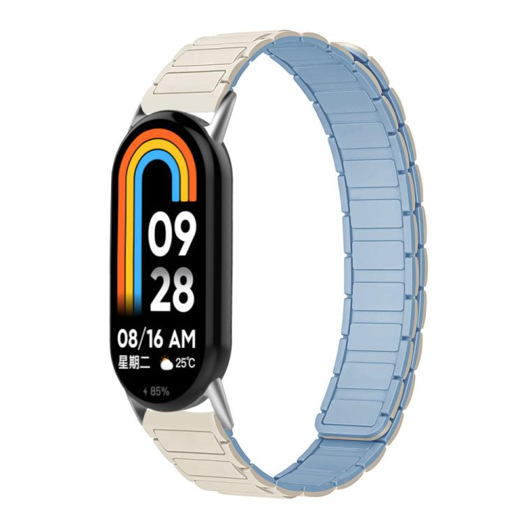 xDfind I-shaped Magnetic Silicone Watch Band, For Xiaomi Smart Band 10 / 9 / 8