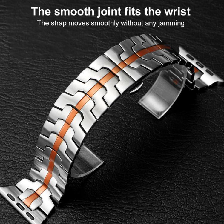 Dây đồng hồ thép không gỉ khóa bướm xDfind, Dành cho Apple Watch 42 / 44 / 45 / 46 / 49mm, Dành cho Apple Watch 38 / 40 / 41 / S10 42mm