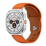 Dây đồng hồ da thật khóa đinh tán xDfind, Dành cho Samsung Galaxy Watch Ultra / Ultra 2025, Dành cho Samsung Galaxy Watch8 / 8 Classic