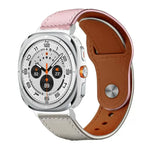 Dây đồng hồ da thật khóa đinh tán xDfind, Dành cho Samsung Galaxy Watch Ultra / Ultra 2025, Dành cho Samsung Galaxy Watch8 / 8 Classic