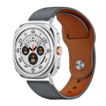 Dây đồng hồ da thật khóa đinh tán xDfind, Dành cho Samsung Galaxy Watch Ultra / Ultra 2025, Dành cho Samsung Galaxy Watch8 / 8 Classic