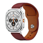 Dây đồng hồ da thật khóa đinh tán xDfind, Dành cho Samsung Galaxy Watch Ultra / Ultra 2025, Dành cho Samsung Galaxy Watch8 / 8 Classic