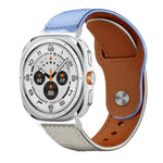 Dây đồng hồ da thật khóa đinh tán xDfind, Dành cho Samsung Galaxy Watch Ultra / Ultra 2025, Dành cho Samsung Galaxy Watch8 / 8 Classic