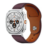 Dây đồng hồ da thật khóa đinh tán xDfind, Dành cho Samsung Galaxy Watch Ultra / Ultra 2025, Dành cho Samsung Galaxy Watch8 / 8 Classic