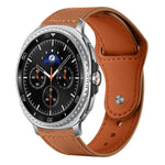 Dây đồng hồ da thật khóa đinh tán xDfind, Dành cho Samsung Galaxy Watch Ultra / Ultra 2025, Dành cho Samsung Galaxy Watch8 / 8 Classic