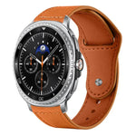 Dây đồng hồ da thật khóa đinh tán xDfind, Dành cho Samsung Galaxy Watch Ultra / Ultra 2025, Dành cho Samsung Galaxy Watch8 / 8 Classic