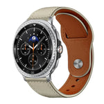 Dây đồng hồ da thật khóa đinh tán xDfind, Dành cho Samsung Galaxy Watch Ultra / Ultra 2025, Dành cho Samsung Galaxy Watch8 / 8 Classic