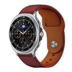 Dây đồng hồ da thật khóa đinh tán xDfind, Dành cho Samsung Galaxy Watch Ultra / Ultra 2025, Dành cho Samsung Galaxy Watch8 / 8 Classic