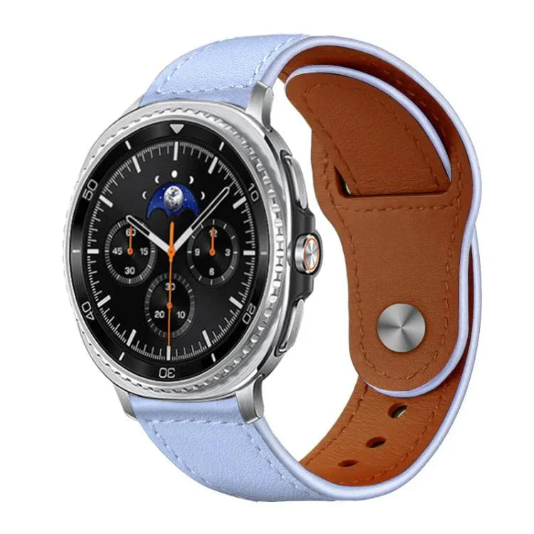 Dây đồng hồ da thật khóa đinh tán xDfind, Dành cho Samsung Galaxy Watch Ultra / Ultra 2025, Dành cho Samsung Galaxy Watch8 / 8 Classic