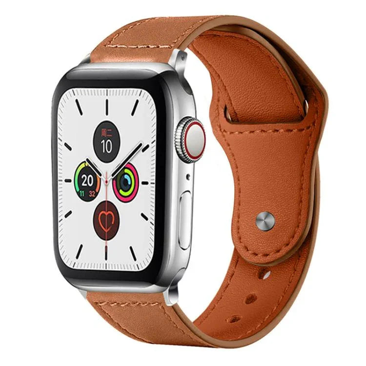 Dây đồng hồ da thật khóa đinh tán xDfind, Dành cho Apple Watch 42 / 44 / 45 / 46 / 49mm, Dành cho Apple Watch 38 / 40 / 41 / S10 42mm