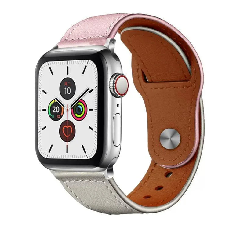 Dây đồng hồ da thật khóa đinh tán xDfind, Dành cho Apple Watch 42 / 44 / 45 / 46 / 49mm, Dành cho Apple Watch 38 / 40 / 41 / S10 42mm