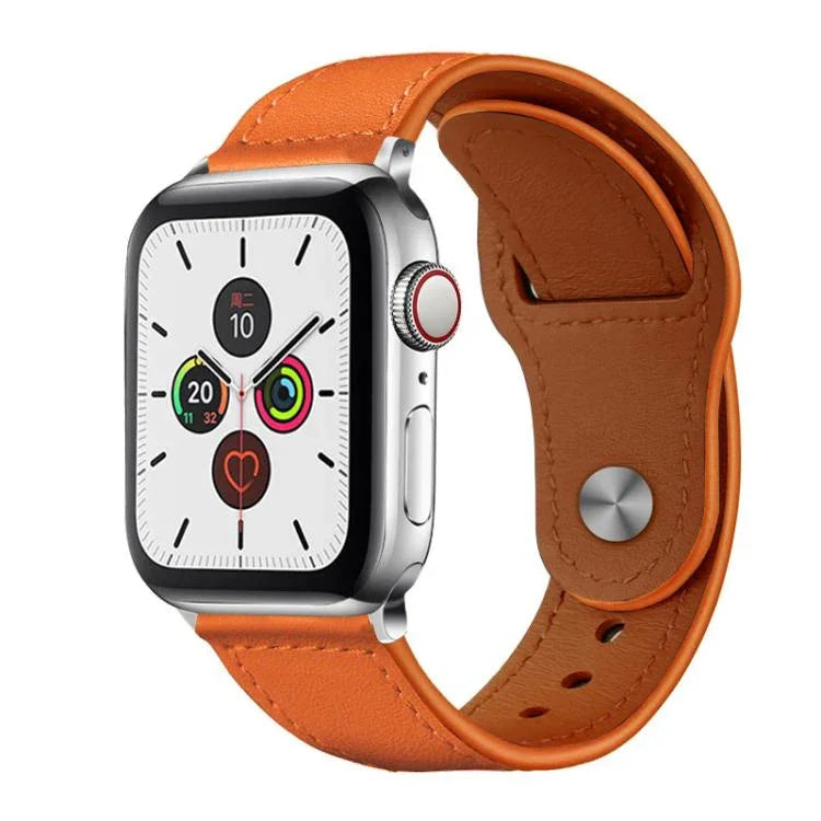 Dây đồng hồ da thật khóa đinh tán xDfind, Dành cho Apple Watch 42 / 44 / 45 / 46 / 49mm, Dành cho Apple Watch 38 / 40 / 41 / S10 42mm