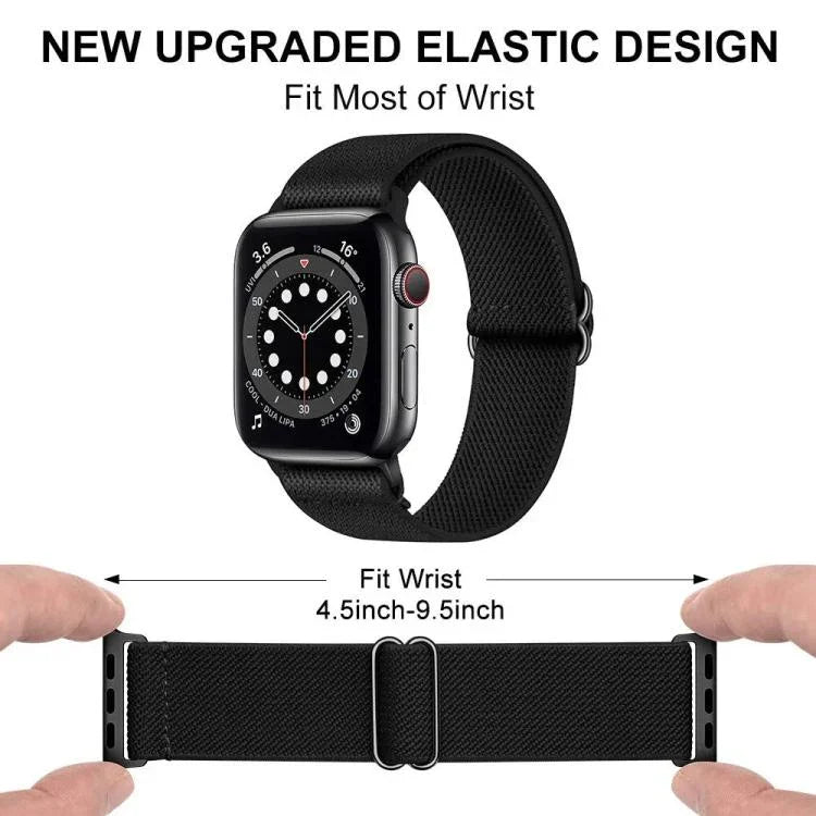 Dây đồng hồ nylon co giãn khóa trượt điều chỉnh xDfind, Dành cho Apple Watch 42 / 44 / 45 / 46 / 49mm, Dành cho Apple Watch 38 / 40 / 41 / S10 42mm