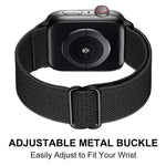 Dây đồng hồ nylon co giãn khóa trượt điều chỉnh xDfind, Dành cho Apple Watch 42 / 44 / 45 / 46 / 49mm, Dành cho Apple Watch 38 / 40 / 41 / S10 42mm