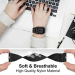 Dây đồng hồ nylon co giãn khóa trượt điều chỉnh xDfind, Dành cho Apple Watch 42 / 44 / 45 / 46 / 49mm, Dành cho Apple Watch 38 / 40 / 41 / S10 42mm