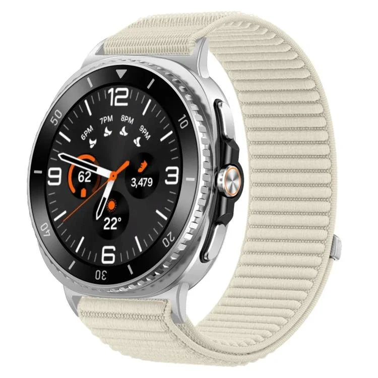 Dây đồng hồ nylon dệt khóa móc và vòng xDfind, Dành cho Samsung Galaxy Watch8 / 8 Classic