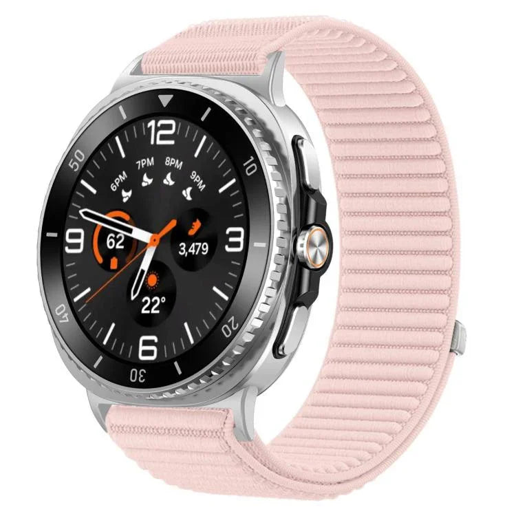Dây đồng hồ nylon dệt khóa móc và vòng xDfind, Dành cho Samsung Galaxy Watch8 / 8 Classic