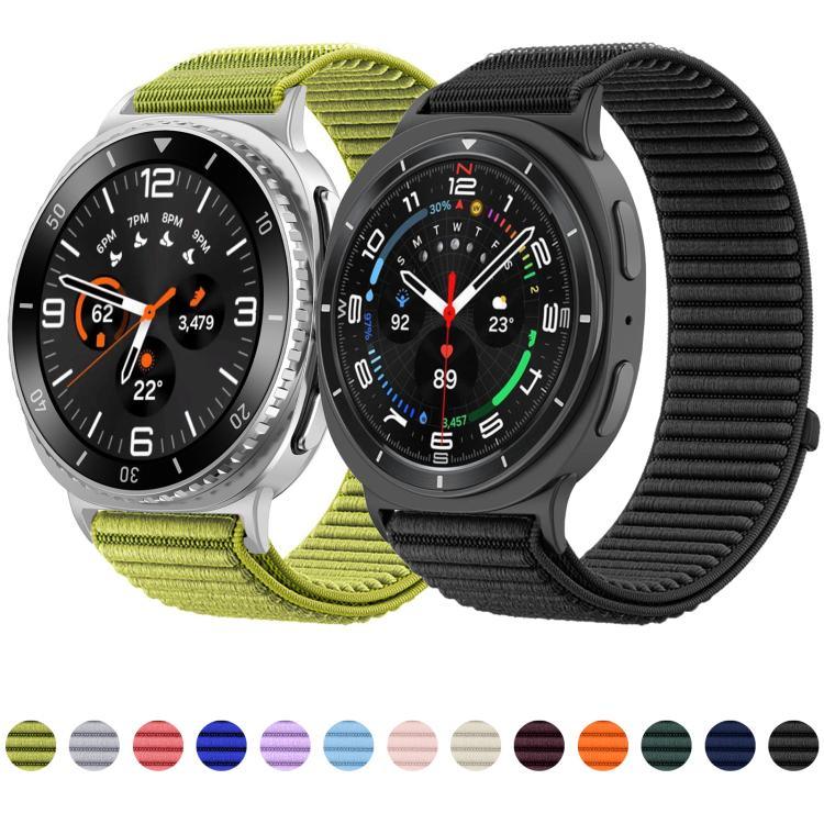 Dây đồng hồ nylon dệt khóa móc và vòng xDfind, Dành cho Samsung Galaxy Watch8 / 8 Classic