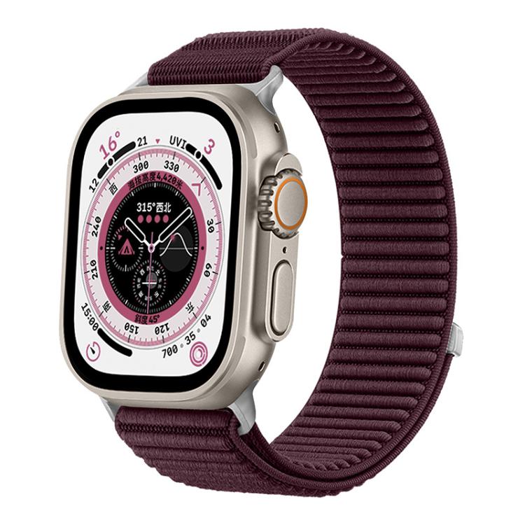 xDfind Woven Nylon Hook And Loop Fastener Watch Band, For Apple Watch 42 / 44 / 45 / 46 / 49mm, For Apple Watch 38 / 40 / 41 / S10 42mm