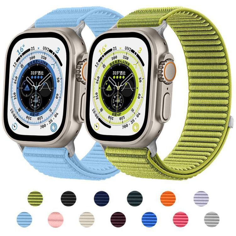 xDfind Woven Nylon Hook And Loop Fastener Watch Band, For Apple Watch 42 / 44 / 45 / 46 / 49mm, For Apple Watch 38 / 40 / 41 / S10 42mm